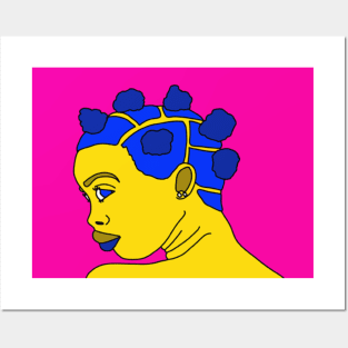 Blue Bantu Posters and Art